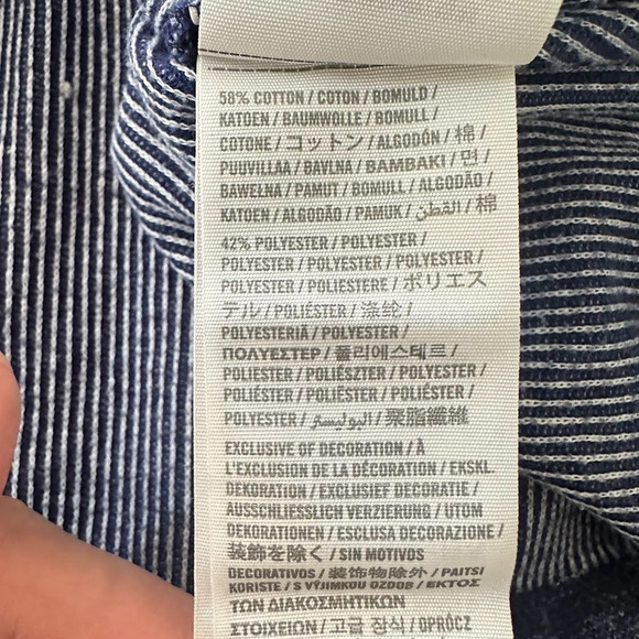 Vintage 00s Y2K Hollister Mens Large L Thermal Rib Knit Logo Long Sleeve Shirt - Picture 6 of 7